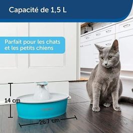 Drinkwell Fuente de Agua para Mascotas Mariposa Plástico 1.5L - Doble Filtración, 4 Flujos, Silenciosa, Sin BPA Drinkwell Fuente de Agua para Mascotas Mariposa Plástico 1.5L - Doble Filtración, 4 Flujos, Silenciosa, Sin BPA