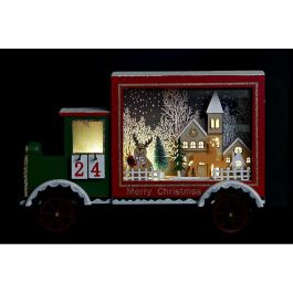 Calendario de Adviento DKD Home Decor Camión Luz LED Madera MDF (31 x 9 x 20 cm) Calendario de Adviento DKD Home Decor Camión Luz LED Madera MDF (31 x 9 x 20 cm)