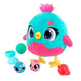 Diset Funtasy Family Chick-A-Boo Peluche Interactivo Mamá Gallina Incuba Huevos, Pollitos, Sonidos. Incluye 2 Huevos y 2 Pollitos. Edad 3+