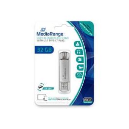 MediaRange MR936 Memoria USB 32 GB USB 3.1 Type-A / Type-C Plata Precio: 35.88999997. SKU: B16SHN8EBV