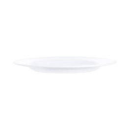 Arcoroc Set 6 Platos Postre Vidrio Templado Opal Intensity Blanco 20,5 cm. Extra Resistente, Apto Lavavajillas y Microondas, Fabricado en Francia