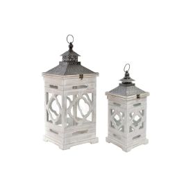 Farola Arabe DKD Home Decor Blanco 26 x 66 x 26 cm Set de 2 Precio: 102.2450003751. SKU: B185F8HKK6