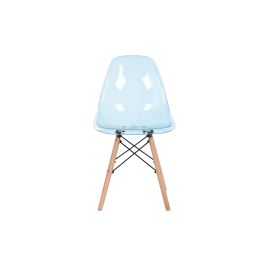 Silla Urban DKD Home Decor Azul Natural 42 x 81.5 x 45 cm Silla Urban DKD Home Decor Azul Natural 42 x 81.5 x 45 cm