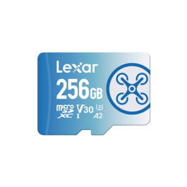 Lexar LMSFLYX256G-BNNNG Memoria Flash MicroSDXC 256 GB UHS-I Clase 10, V30, U3, Lectura 160 MB/s, Escritura 90 MB/s