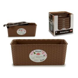 Jardinera Natural Reser Agua 30Cm Marron Stefanplast (12 Unidades) Precio: 39.79000058. SKU: B1FGCBLPTZ
