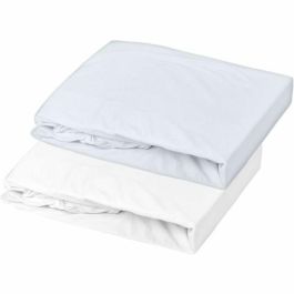 P'Tit Dodo PTI3700948342497 Juego de 2 Sábanas Bajeras Jersey 70x140 cm Blanco / Azul Claro Precio: 24.99839309. SKU: B12TE6XAL8