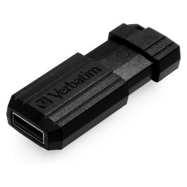 Verbatim Store'N'Go Pinstripe USB 2.0 Pendrive 128GB Negro Retráctil Hi-Speed