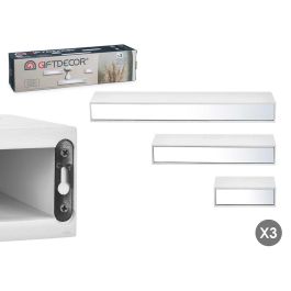 Tres Estantes Espejo 15 30 45 Cm Blanco Giftdecor (4 Unidades) Precio: 53.49999996. SKU: B1DBXM97JE