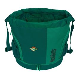 Safta Saco Mochila Resistente al Agua Oficial Real Betis Balompié 35x40x1 cm para Niños +3 Años