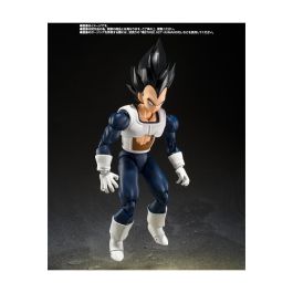Tamashii Nations S.H. Figuarts Vegeta - Old Battle Clothes - Figura Articulada Dragon Ball Z con 5 Placas Faciales y Brazos Extra Tamashii Nations S.H. Figuarts Vegeta - Old Battle Clothes - Figura Articulada Dragon Ball Z con 5 Placas Faciales y Brazos Extra