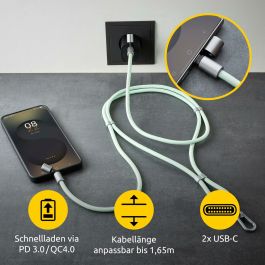 Cable USB-C INTENSO 7991007 Verde