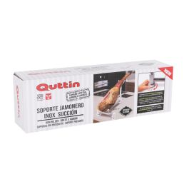 Soporte jamonero inoxidable con succión Quttin (4 Unidades) Soporte jamonero inoxidable con succión Quttin (4 Unidades)