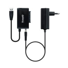 Tooq TQHDA-01A Adaptador USB 3.1 Gen1 a SATA para Discos Duros 2.5" 3.5" con Alimentación 12V para HDD hasta 4TB Precio: 17.5000001. SKU: B15ZVMKDLC