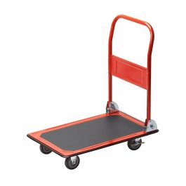 Meister Carro de Plataforma Plegable, Capacidad de Carga Máx. 150 kg, Plataforma 730x470 mm, Ruedas Ø100 mm, Plegado Compacto, Certificado TÜV/GS