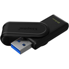 Kingston DTXS/64GB - Memoria USB DataTraveler Exodia S 64GB USB 3.2 Gen 1 con Tapón Giratorio