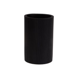 Portacepillos de Dientes Versa Negro Resina 7,5 x 11,5 x 7,5 cm