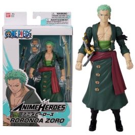 BANDAI Anime Heroes - One Piece - Figura de anime heroes 17 cm - Roronoa Zoro Precio: 37.50000056. SKU: B1F8GM3KRR