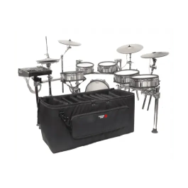 GATOR Funda Batería Electrónica Gator Nylon con Ruedas 49x32x103 cm