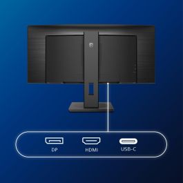 Philips 346B1C Monitor Curvo de 86,4cm/34" UltraWide QHD (3440x1440) 100Hz 5ms con USB-C y HDMI Negro