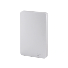 Q-connect Disco Duro Externo 2,5" 1TB USB 3.0 SATA Blanco Portátil Compacto Almacenamiento Datos Rápido Seguro