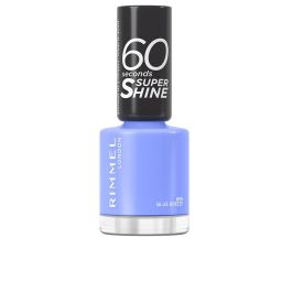 Rimmel London 60 Seconds Super Shine - Esmalte de Uñas de Secado Rápido, #856 Blue Breeze, 8 ml