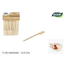 Set de 100 pinchos de bambú agarrador 105 mm - Algon (18 Unidades) Precio: 21.99000034. SKU: B152SMCXJ3