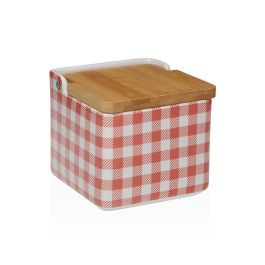 Salero Tapa Bambú Vichy Rouge Versa 12X11CM (4 Unidades) Precio: 26.49999946. SKU: B122BTYB9R