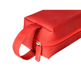 Liderpapel Estuche Portatodo Classic Rectangular con Asa 210x70mm Rojo