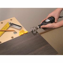 Dremel 670 Sierra Circular Adaptación Mini para Herramienta Dremel - Cortes de Precisión en Madera y Suelos Laminados