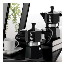 Bialetti Moka Express 3TZ nera Cafetera italiana Negro Aluminio 3 tazas CE