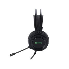 Sandberg Dominator Auriculares Gaming Estéreo con Micrófono de Alta Sensibilidad y Luces LED para PC y Consolas con Conexión Mini Jack