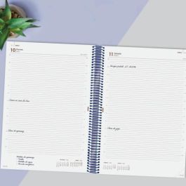 Finocam Agenda Anual Year Espiral E40-210x297 mm 1Dp Azul 2025