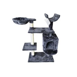 Gloria Árbol de Gatos Jarama Gris - Múltiples niveles con rampa, túnel, escondites y hamacas suaves - Cilindros 8cm - Sisal y madera Gloria Árbol de Gatos Jarama Gris - Múltiples niveles con rampa, túnel, escondites y hamacas suaves - Cilindros 8cm - Sisal y madera Precio: 55.98999967. SKU: S6102599