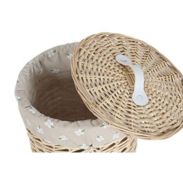 Cesta Ropa Basicos DKD Home Decor Natural Verde 45 x 55 x 45 cm Set de 3