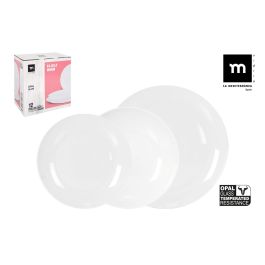 La Mediterranea Vajilla 12 Piezas Redonda Opal "Whom" con Platos de 26.5 cm y 23 cm (2 Unidades) Precio: 23.50000048. SKU: B1BHSVJT7Y