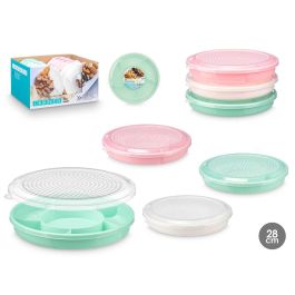 Bandeja con Compartimentos Hermética Leknes 29.5x28x5 cm - Colores Surtidos (24 Unidades) Precio: 51.98999982. SKU: B18F8YPTJC