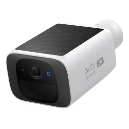 Eufy SoloCam S220 Cámara de Seguridad IP WiFi Solar Exterior/Interior 2K IP67 con Visión Nocturna y Detección Humana, sin Cuotas
