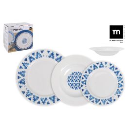 Vajilla Redonda Marvin 12 Piezas - La Mediterranea (2 Unidades) Precio: 36.9499999. SKU: B1EGFDE3FV