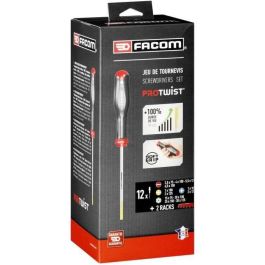 Facom Juego de 12 destornilladores PROTWIST + 2 estantes de almacenamiento AT.J12R2PB