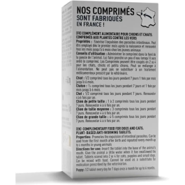 Vetocanis Tabletas contra Gusanos para Perros y Gatos - Caja de 30 Tabletas