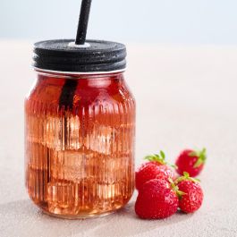 Day Vaso 450 Ml Con Tapa Y Pajita