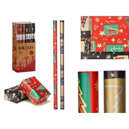 Rollo Papel Regalo 70X200 Merry Christmas Krist+ (50 Unidades)