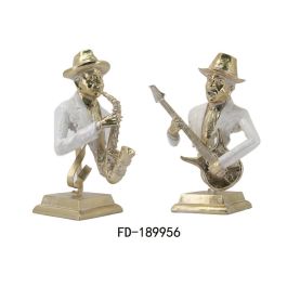 Figura Tradicional DKD Home Decor Dorado Blanco 17 x 36 x 21.5 cm (2 Unidades) Precio: 86.49999963. SKU: S3019606