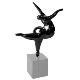 Figura  DKD Home Decor Negro Blanco 8 x 30 x 18 cm Precio: 32.58999964. SKU: B1BDNNP4EP