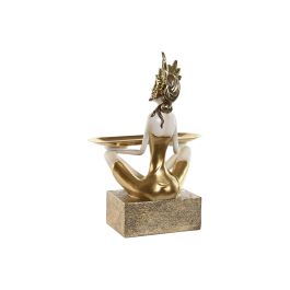 Figura Moderno DKD Home Decor Blanco Dorado 13 x 31 x 6 cm