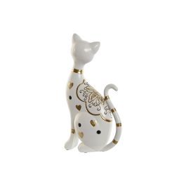 Figura Romantico DKD Home Decor Blanco Dorado 8 x 30 x 16 cm (2 Unidades)