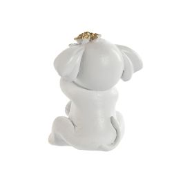 Figura Urban DKD Home Decor Blanco Dorado 5 x 9 x 7 cm (6 Unidades)