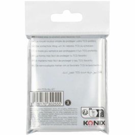 Konix AAAPQ89310 Fundas Estándar para Cartas - 100 Bolsillos, Transparente - Compatible con Magic The Gathering y Pokémon