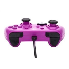 Power A Mando con Cable Nintendo Switch Grape Morado NSGP0143-01