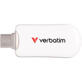 Verbatim 30228 Plectra White USB-C Flash Drive 64GB USB 3.2 Gen 1 – 100MB/s de lectura Precio: 32.88999978. SKU: B192GQVLMC